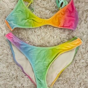 Women’s rainbow triangl bikini